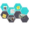 HULAVO Large Hexagon Felt Cork Board Tiles, Self Adhesive DIY