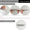 JDYOOMI Acrylic Floating Wall Shelves - Small Stick-on Wall Mounted