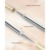 SGNEKOO Professional Facial Milia Removal Tool and Whitehead Extractor,Titanium Alloy