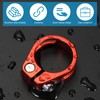 PATIKIL 34.9mm Cycles Bike Seat Post Clamp, Aluminum Alloy Seat