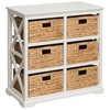 eHemco Hampton Meadows 3 Tier X-Side End Storage Cabinet with