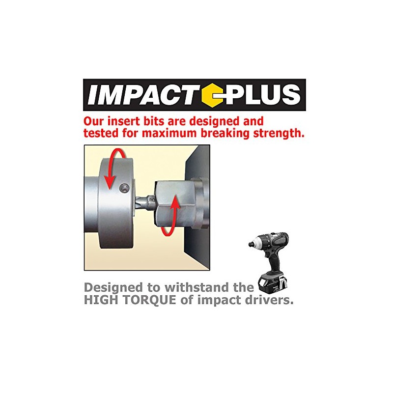IVY Classic 45703 1-Inch #2 Phillips Ribbed Reduced Insert Bit,