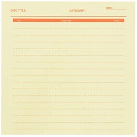 Sanwa Supply JP-IND6Y Handwriting Index Card (Yellow)