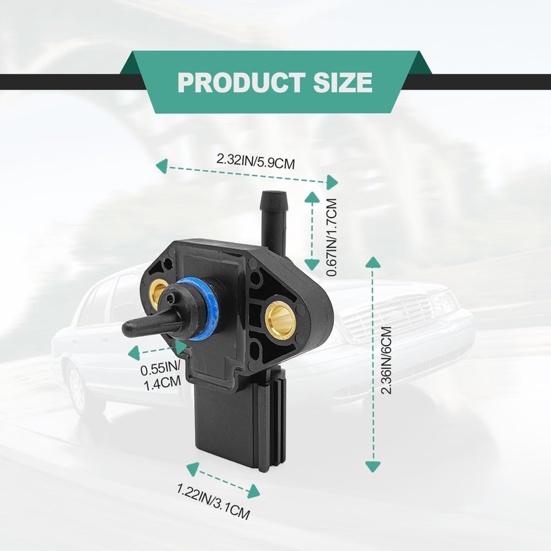 Fuel Rail Injection Pressure Sensor Compatible with Ford F150 F250