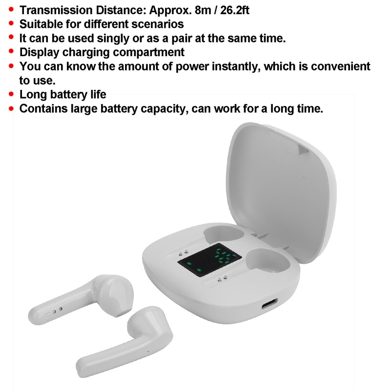 JS36 Wireless Bluetooth Headset Stereo Binaural Headset with Power Display