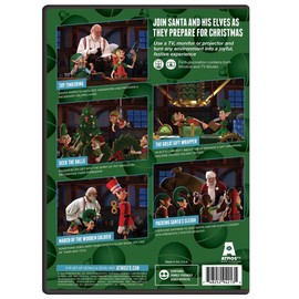 AtmosCHEERfx Santas Workshop Christmas Digital Decoration on USB with 48" x 72" Projection Screen