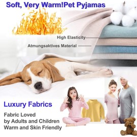 HuaLiSiJi Dog Pyjamas Cotton Pyjamas for Dogs, Elastic and Take off Suitable for Small and Medium Dogs (Small, Black)