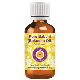 Deve Herbes Pure Babchi Oil (Psoralea corylifolia) Cold Pressed 5ml (0.16 oz)