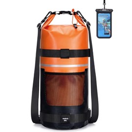 ECOHUB Bolsa Seca Impermeable para Hombres y Mujeres, 5L/10L/20L, Ligera, con Tapa Enrollable, para Viajes, Kayak, Senderismo, con Funda Impermeable p