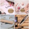 Beavorty Travel Makeup Brush Holder & Makeup Sponge Holder, 2Pcs