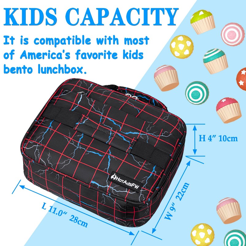 Kids Lunch Box for Boys Toddler Insulated Lunch Bag for