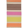 FRAAS Cotton stole with colour blocking stripes, 50 x 180