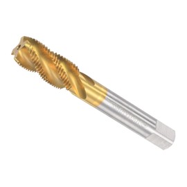 CoCud Spiral Flute Threading Tap, M16 x 1.5 Thread Size 4 Flutes, High Speed Steel Tapping Tool - (Applications: for Processing Holes & Sticky Materials)