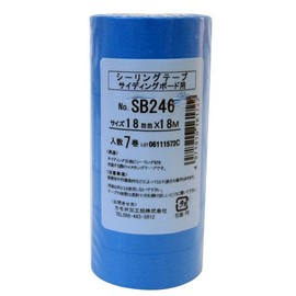 カモ井 シーリングテープ 7巻入 18mm×18M SB246 筒