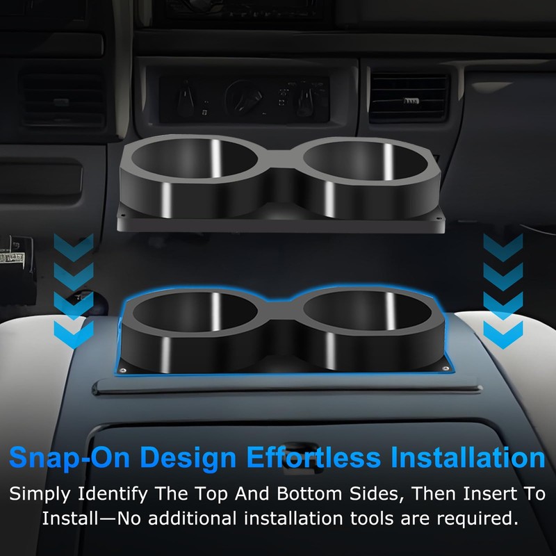 Center Console Cup Holder Insert Fit for Ford F250 /