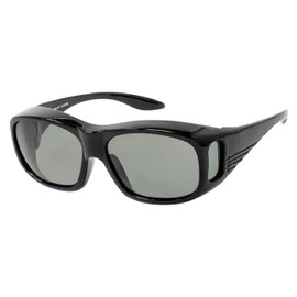 Sport Fit Over Sunglasses Wear Over Eyelasses - Black