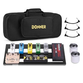 Donner Guitar Pedal Board Case DB-2 Aluminium Pedalboard 20'' x 8'' with Bag