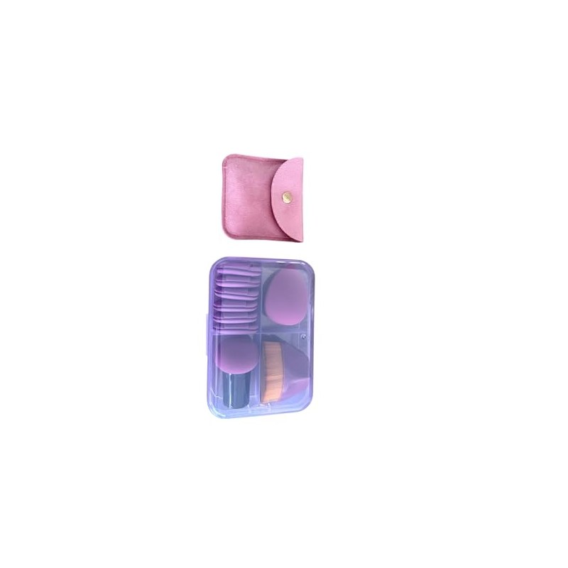 Set de 9 Esponjas de Maquillaje con Caja, Incluye 1
