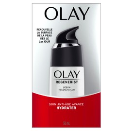 Olay Serum, Regenerist Light Gel Face Mousturizer, Fragrance-Free - Anti-Aging, Anti-Wrinkle, Hydrating, Firming, Smoothening, Improves Fine Lines and Elasticity - Amino Peptide Complex, 1.7 oz