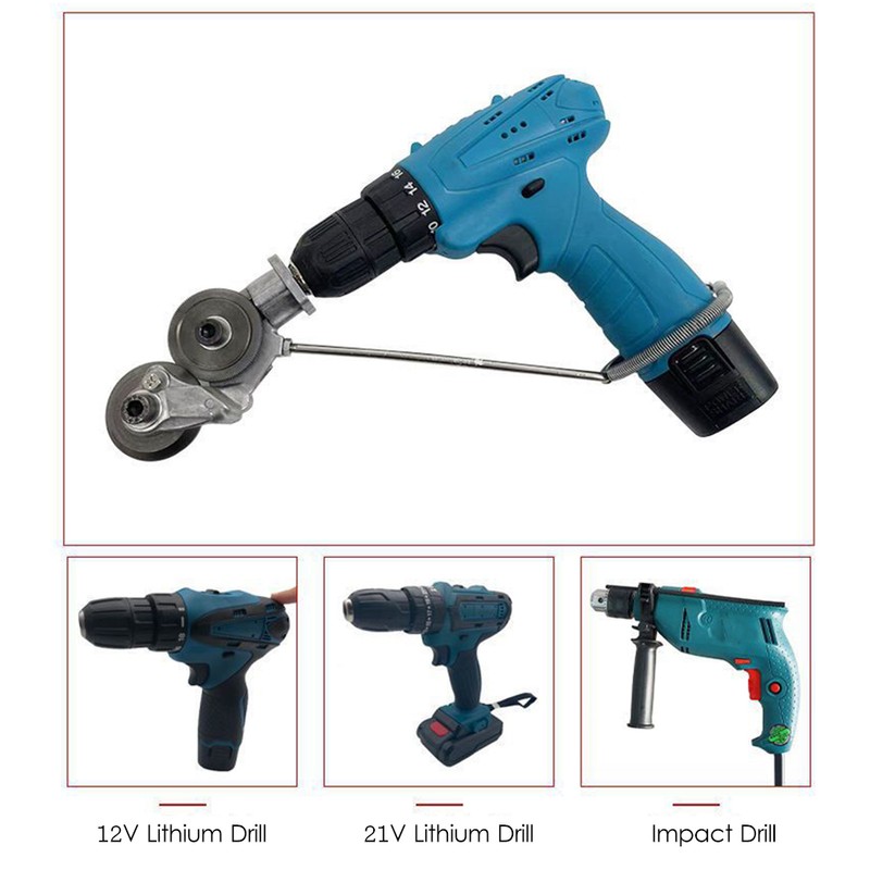 Electric Drill Plate Cutter Drill Attachment Tin Snips Multi-purpose Cutting