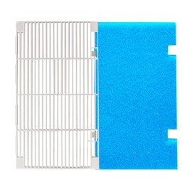 RV Air Conditioner Cover Grille Compatible for-Dometic 3104928.019 with Interior Air Filter Pad Assembly (1 RV A/C Ducted Grilles and 1 Filters)
