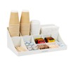 Mind Reader Cup and Condiment Station, Countertop Organizer, Coffee Bar,