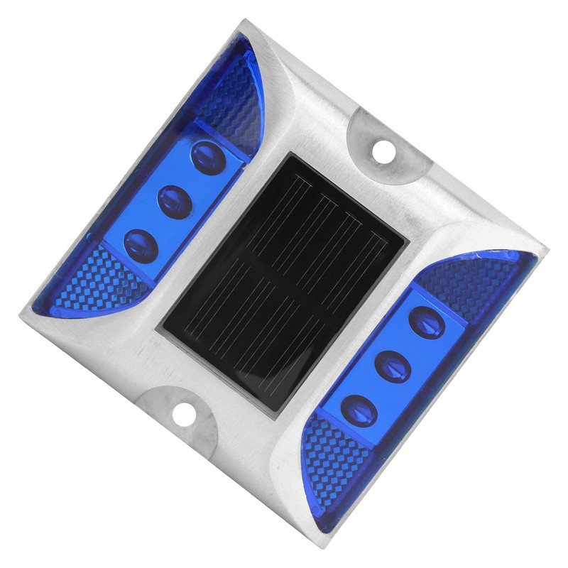 LED Solar Power Ground Marker Lights Waterproof Outdoor Driveway Road