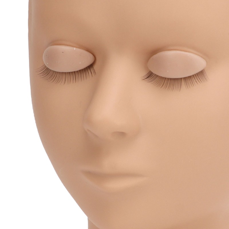 Lash Mannequin Head Soft Silicone Replaced Eyelids Mannequin Head for