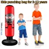 Inflatable Punching Bag,160cm Inflatable Kids Punching Bag Karate Gifts for