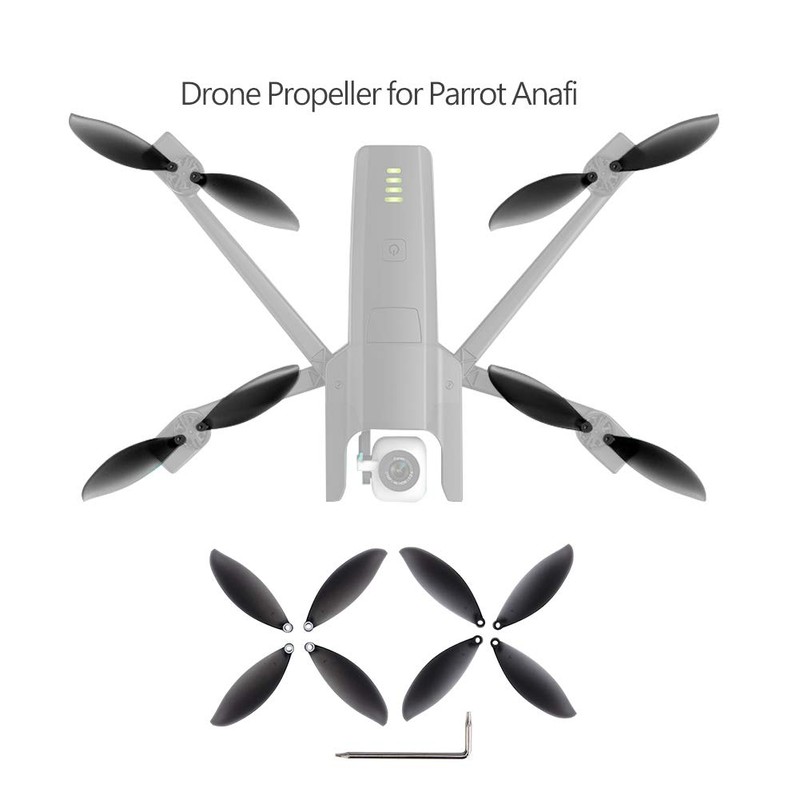 Shanrya Drone Propeller, Props Props Quadcopter Blade with Key for