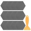 HARFINGTON 12pcs Non-Slip Bathtub Stickers Set 3.15" Hexagon Shower Floor
