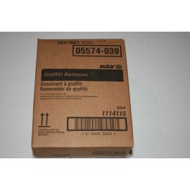 Kay Ecolab  1 CASE Kay Ecolab Graffiti Remover 05574-039  (4-16 fl oz bottles & 2 sprayers)