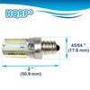 HQRP E12 Candelabra Base LED Bulb Cool White AC 110V