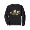 Evolution Moped Man Humor Motobécane Gift Idea Mob Sweatshirt