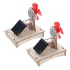 Lurrose Set of 2 Solar Energy Kids Popular Science Handmade