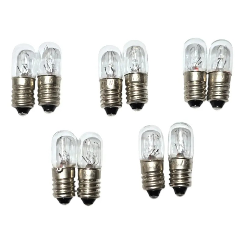 Foco E3013 130v 2.6w Rosca E10 10x28 10pz Facturamos