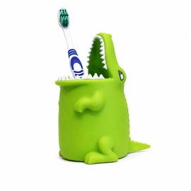Winkee - Portaspazzolino da denti a forma di animale (coccodrillo)