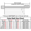 Falari Men's Full Grain Leather Belt Double Prong Belt 9004