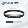 PATIKIL 49mm Close-up Filter Macro Lens Filter +4 Diopter Magnification