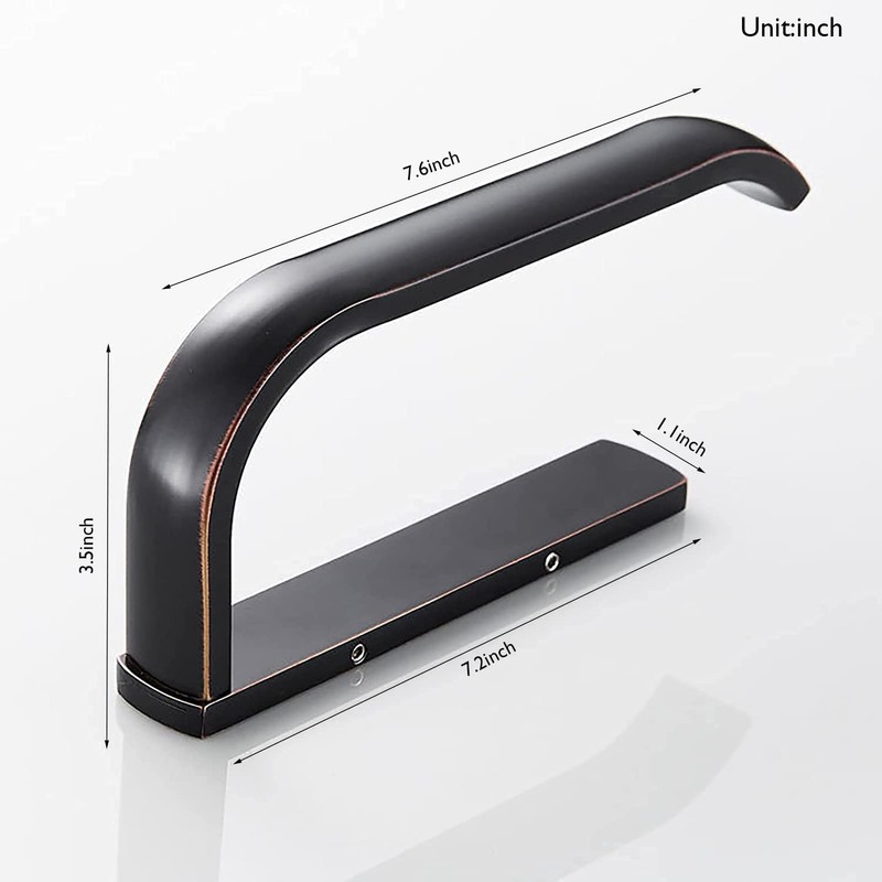 WINCASE Bronze Toilet Paper Holder, Oil Rubbed Paper Roll Holder,