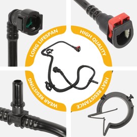 Evaporator Tube 68189075AE Purger Hose Fit for 2014 2015 Grand Cherokee Dodge Durango