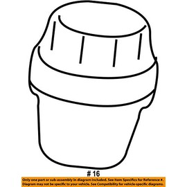 Ford BC3Z-6A968-C, Turbocharger Oil Line Gasket