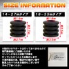TIGRE BLANC Universal Bump Rubber Height Adjustment Shock Absorber Bump