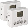 Westek TE22DHB Indoor 1-Outlet Weekly Digital Bar Timer, 2-Pack