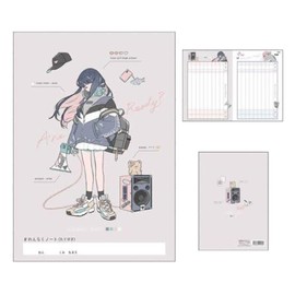 Kamio Japan 202258 LOSER GIRL Contact Note, A5, Freshly Writed, Made in Japan (202258