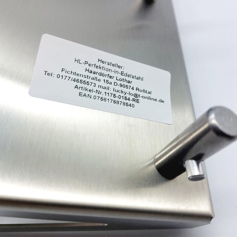 hl-perfektion-in-edelstahl Spice Rack with Two Holders Compatible with KitchenAid Mixing