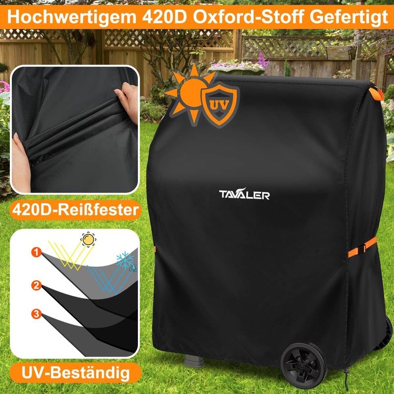 Tavaler Barbecue Cover Weatherproof 90 x 70 x 110 cm