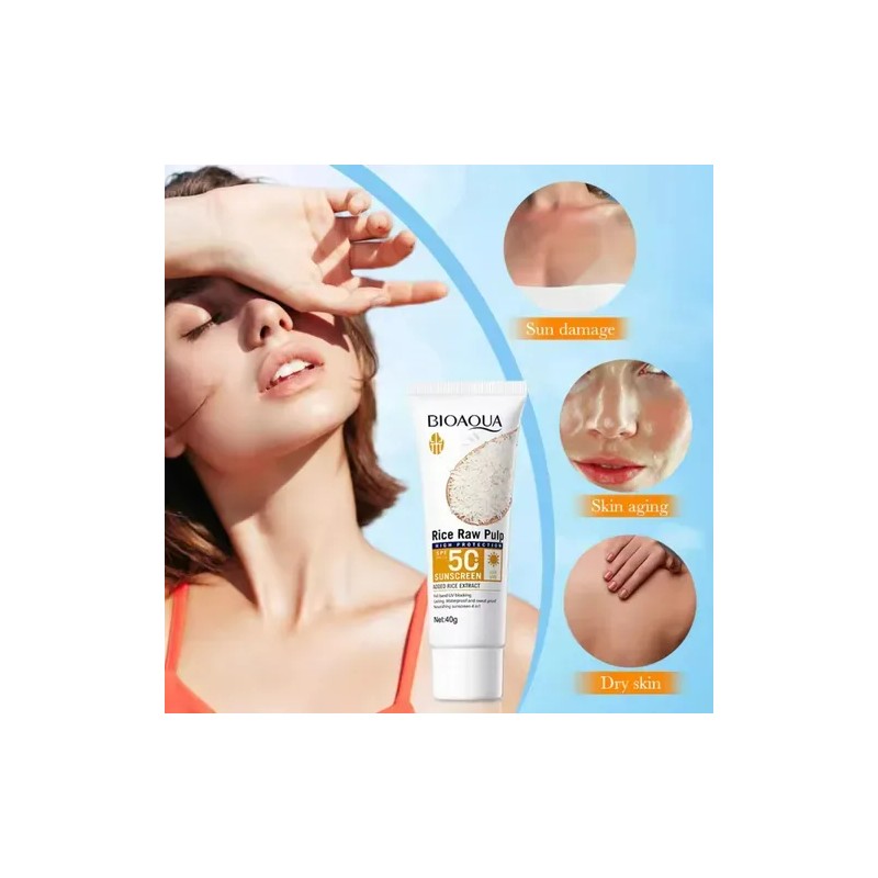 Protector Solar Arroz Spf Bioaqua