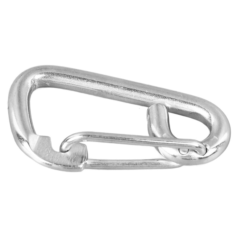 5 Pcs Spring Hook 316 Stainless Steel Carabiner Clip Heavy