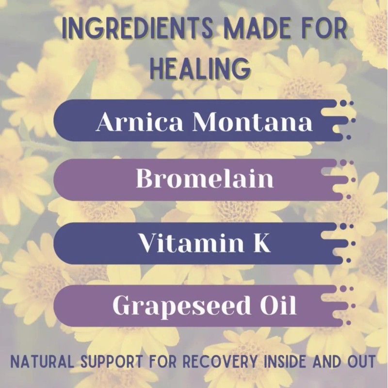 Bruise Md Gel Tópic Moreton Golpe Árnica Vitamin K Bromelain